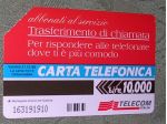 SCHEDA TELEFONICA ITALIA 15U