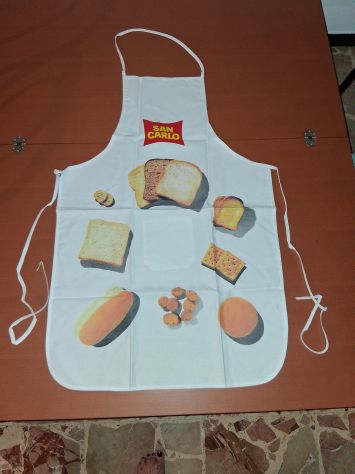 Lotto 3 Grembiuli puro Cotone: Natalizio - SanCarlo - Trapuntato + Camice cucina - Foto 8