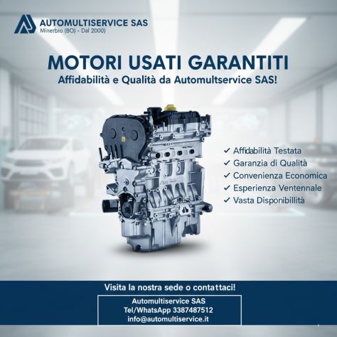 Vendita motori usati