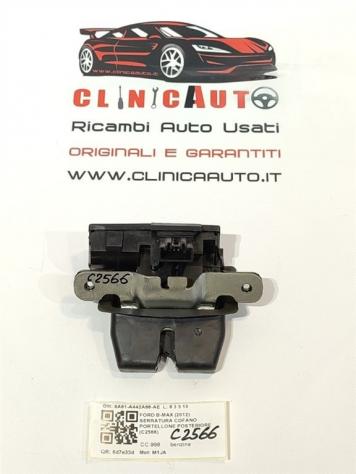 SERRATURA PORTELLONE POSTERIORE FORD B - Max Berlina 8A61-A442A66-AE M1JA (12)