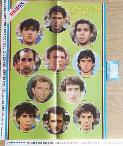 Poster Juventus - Perugia anni 80 con Gaetano Scirea - Foto 2