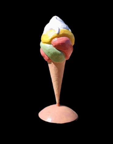 Insegna per gelateria: Cono gelato in vetroresina - Foto 9