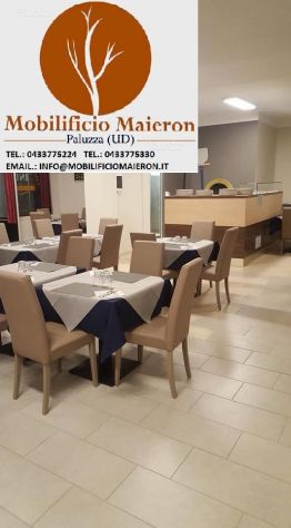 Set Sedie Tavoli Cusio Stile Moderno Per Bar Ristorante Pizzerie Pub - Foto 5