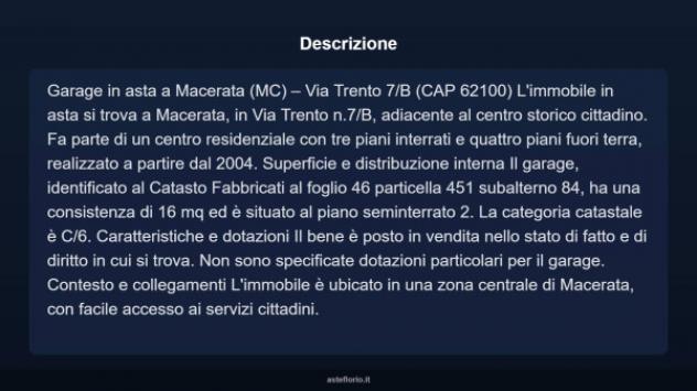 Immobile in asta di 16 m² in vendita a Macerata - Foto 3