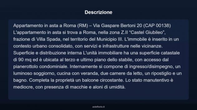 Immobile in asta di 90 m² in vendita a Roma - Foto 4