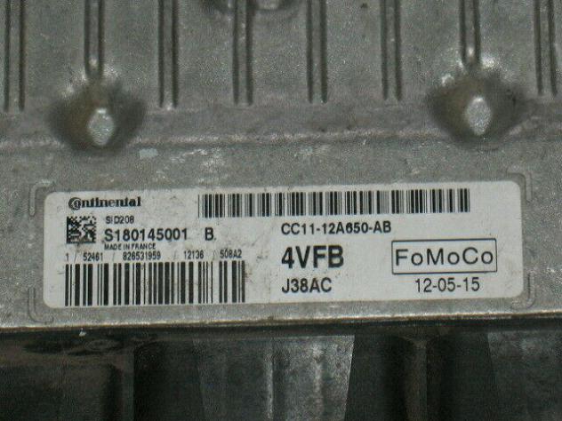 S180145001 ECU FORD TRANSIT 2.2 SID208 S180145001B CC11-12A650-AB 4VFB - Foto 2