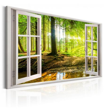 Quadro Finestra Sulla Foresta 90x60 E 120x80 ARREDALACASA