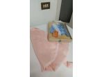 Spazzola con mantelline rosa e azzurro