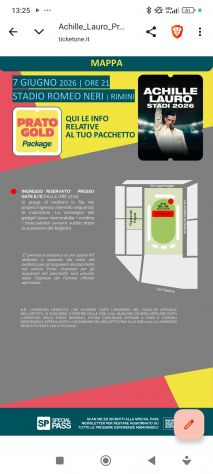 ACHILLE LAURO GOLD PACKAGE RIMINI 7 GIUGNO