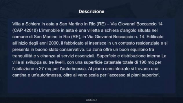 Immobile in asta di 198 m² con più di 5 locali e box auto in vendita a San Martino in Rio - Foto 15