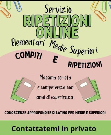 Ripetizioni online
