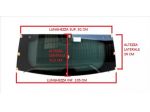 7AR114XD LUNOTTO VETRO CRISTALLO POST. VERDE TERMICO AIXAM CITY IMPULSION GTO