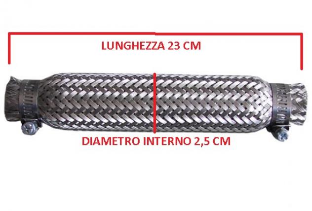 0116223 TUBO FLESSIBILE SCARICO LIGIER 162 AMBRA NOVA 23 CENTIMETRI