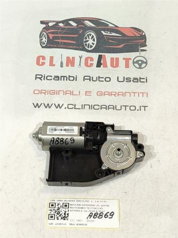 MOTORINO TETTUCCIO APRIBILE NISSAN Qashqai Serie 1999-1070449 3M23520E K9K636 diesel 1461 (14)