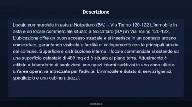 Immobile in asta di 489 m² in vendita a Noicattaro - Foto 3