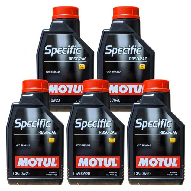5 LT MOTUL SPECIFIC RBS02AE 0W20 Olio motore sintetico per motori VOLVO DRIVE E