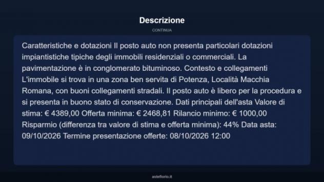 Immobile in asta di 15 m² in vendita a Potenza - Foto 4