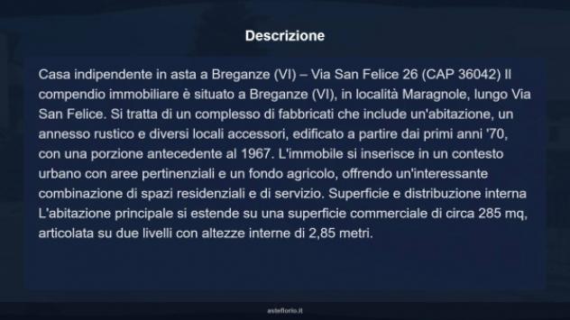 Immobile in asta di 285 m² con più di 5 locali e box auto in vendita a Breganze - Foto 10