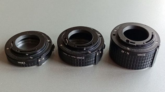 TUBI per MACRO automatici 13-21-31 mm per NIKON innesto AI - Foto 5