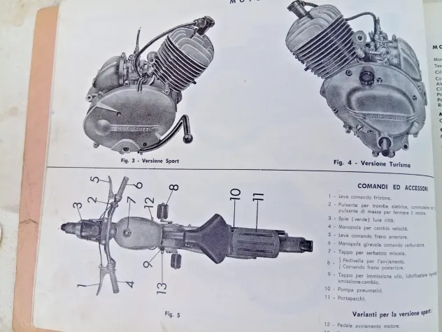 Catalogo Parti di Ricambio Moto Guzzi Dingo 49 cc I Edizione luglio 1964 - Foto 8