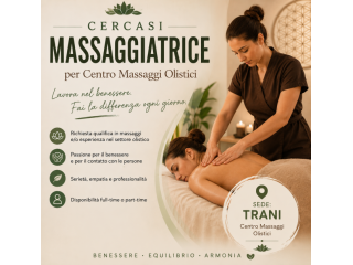 Massaggi - benessere Trani - TRANI Massaggiatrice Professionale – Inserimento Immediato Tel:3926649905