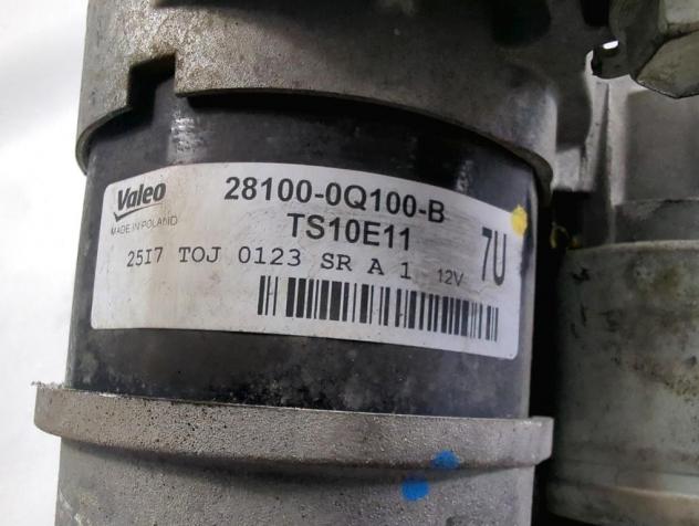 28100-0Q100-B MOTORINO AVVIAMENTO TOYOTA AYGO 1.0 B 51KW 5M 3P (2017) RICAMBIO USATO - Foto 4