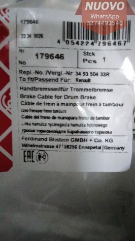 Cavo Cambio Renault Kangoo 1.5DCI 08> 349350433R - Foto 3