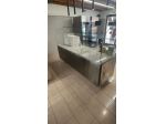 BANCO FRIGO CON PIANO IN MARMO E VETRO SEMINUOVO