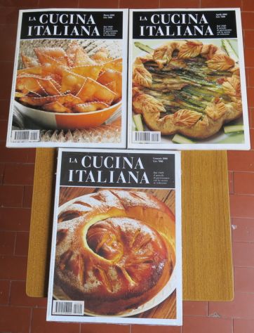 N° 11 riviste mensili del 2000 la cucina italiana - - Foto 3