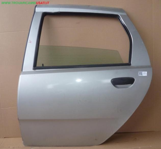 PORTA POST.S. ARGENTO C/ALZ. MAN. E SERR.  Carrozzeria  Lamierati esterni  Porte  Porta post. sx. FIAT - PUNTO II - 01-09-1999 - 01-05-2003, FIAT - PU