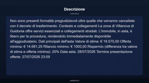 Immobile in asta di 27 m² in vendita a Guidonia Montecelio - Foto 9