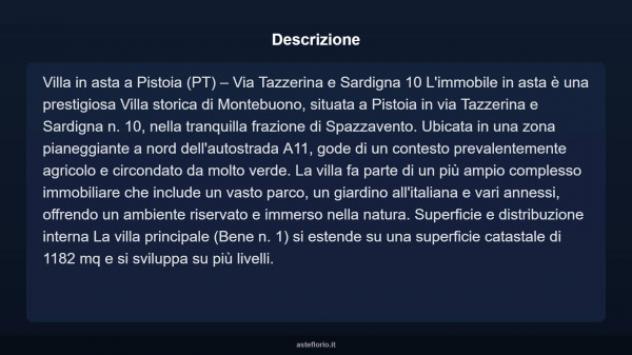 Immobile in asta di 1182 m² con più di 5 locali in vendita a Pistoia - Foto 18
