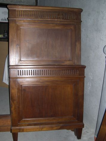 Antichi letti in noce primi 900 Liberty Art Decò - Foto 2