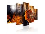 Quadro Ragazza Nel Bosco Cm. 100x50 E 200x100 - ARREDALACASA