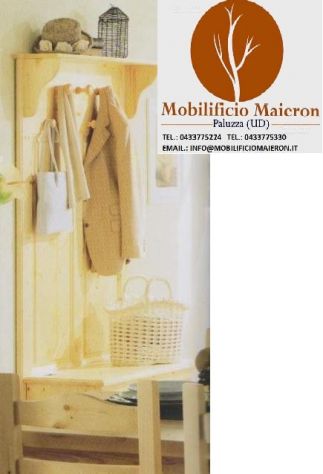 Mobili Rustici Country Mobile in Legno Massello per Ingresso Nuovo Non Usati