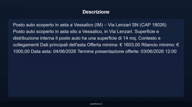 Immobile in asta di 14 m² in vendita a Vessalico - Foto 3