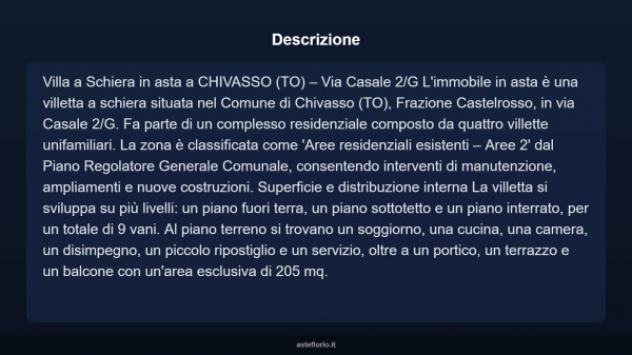 Immobile in asta di 205 m², box auto in vendita a Chivasso - Foto 16