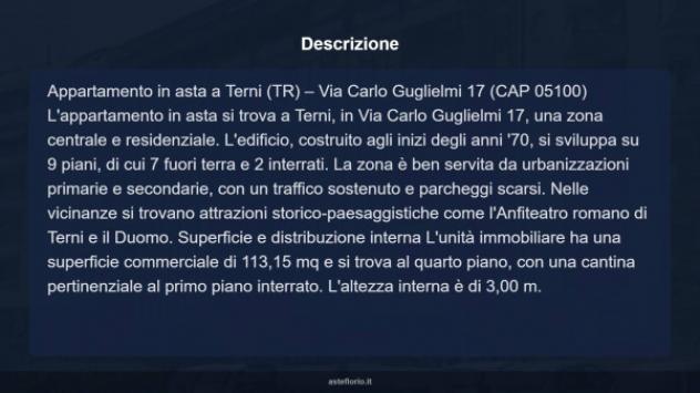 Immobile in asta di 113 m² con più di 5 locali in vendita a Terni - Foto 13