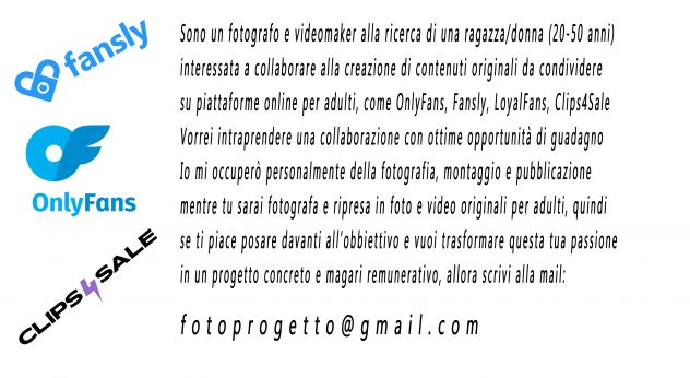Sei maggiorenne ed esibizionista e ti piace essere fotografata?