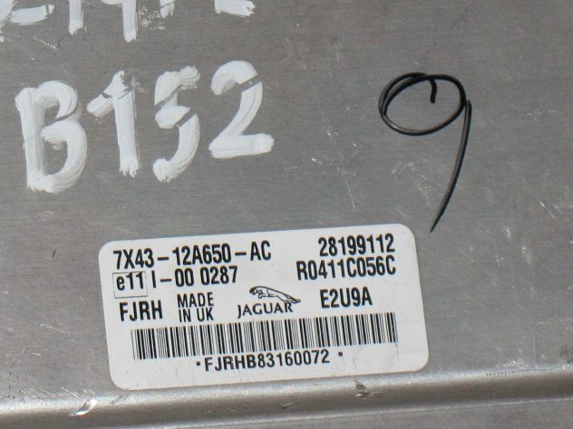 7X43-12A650-AC ECU JAGUAR 2.2 7X4312A650AC 28199112 R0411C056C FJRH E2U9A - Foto 2