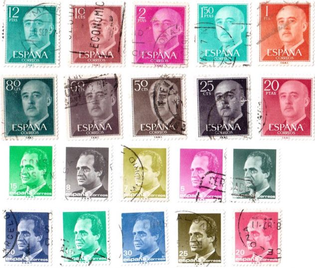 Francobolli da collezione Germania, Grecia, Portogallo &amp; Spagna - Foto 8