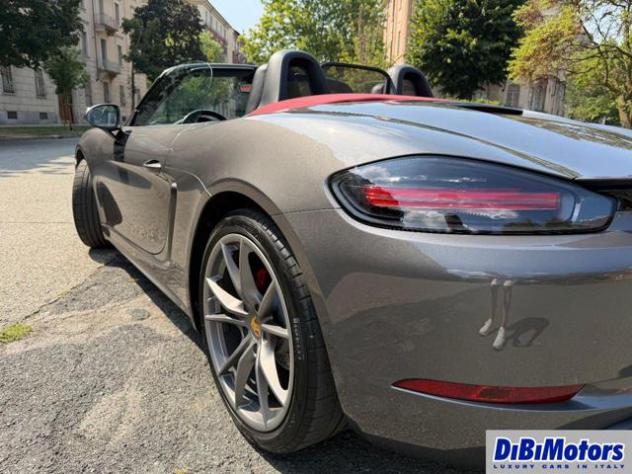 PORSCHE 718 Spyder 2.0 T GRIGIO AGATA CAPOTTE ROSSA CARBON ECC! rif. 23962385 - Foto 9
