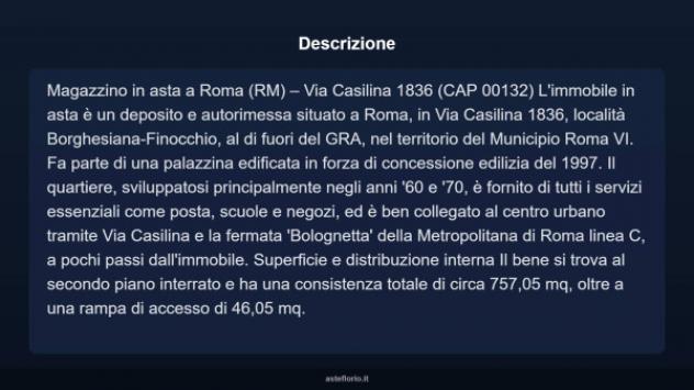 Immobile in asta di 757 m² in vendita a Roma - Foto 6