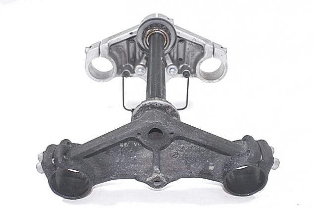 PIASTRE FORCELLA BMW F 650 CS K14 2000 - 2005 31427658559 31427658560 FRONT FORK BRACES LEGGERI SEGNI DI USURA - Foto 4