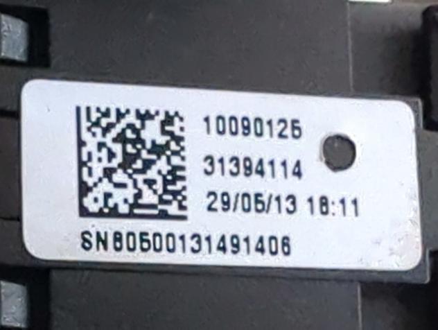 31394114 COMANDO INTERRUTTORE ACCENSIONE SPEGNIMENTO START STOP VOLVO V40 1.6 D 84KW 6M 5P (2013) RICAMBIO USATO - Foto 5