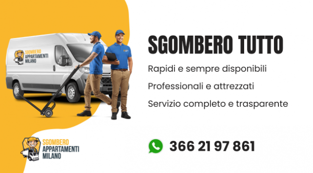 Sgombero gratis o a pagamento Milano zona Rogoredo