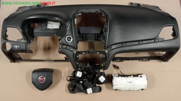 DISPOSITIVO AIRBAG LATO GUIDA KIT AIR VOLANTE 2 SP NERO/GIALLO + PASS 2 SP GIALLO/AZZURRO 2 CINTURE FIAT FREEMONT (24) CON CRUSCOTTO  Carrozzeria  Sic