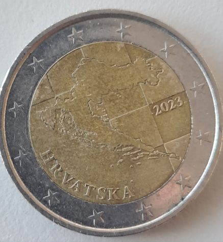 Moneta 2 EURO 2023 CROAZIA HRVATSKA CROATIA