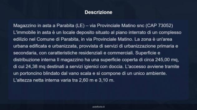 Immobile in asta di 245 m² in vendita a Parabita - Foto 7
