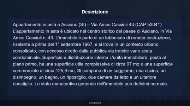 Immobile in asta di 97 m² in vendita a Asciano - Foto 7